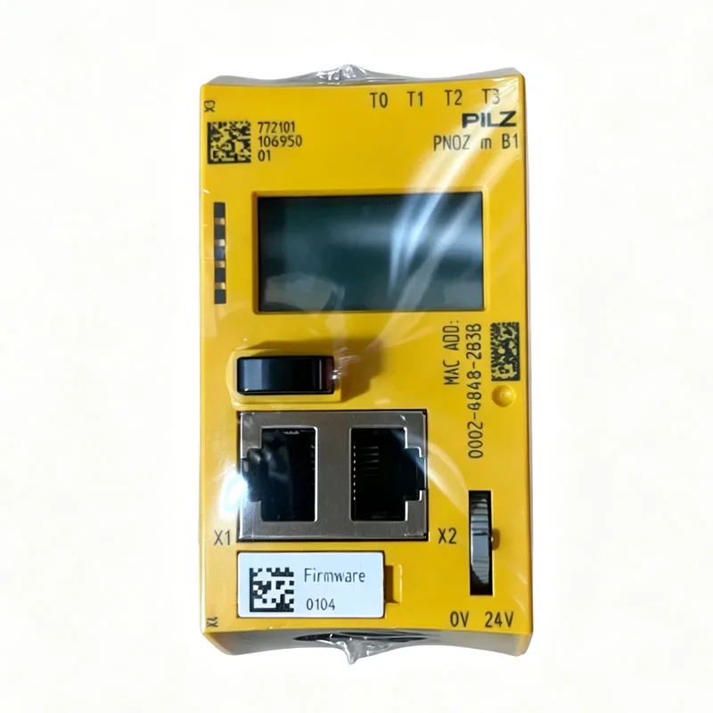 Safety relay 772101 PNOZ m B1 24VDC Equipped with LCD display screen 772001 PNOZ mm0.1p  Safety controller