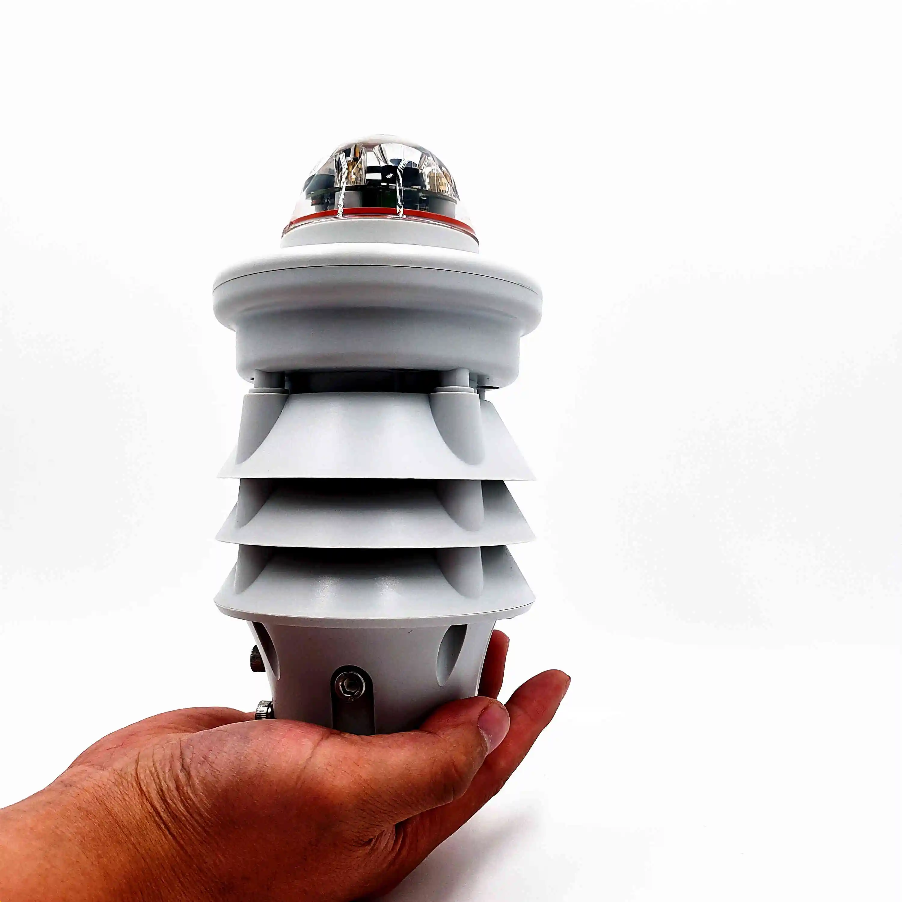 4-in-1 Mini Weather Station for Agriculture with Rainfall Measurement And RS485 Modbus Temperature Humidity Sensor