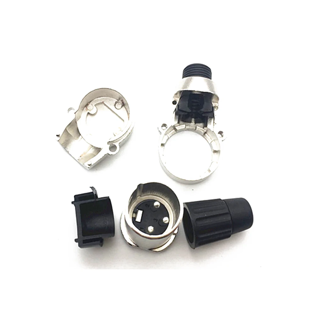 3 pole Right angle XLR connector Male Female XLR 3 Pin micphone Plug Audio Cable Connector Multi-directional connector