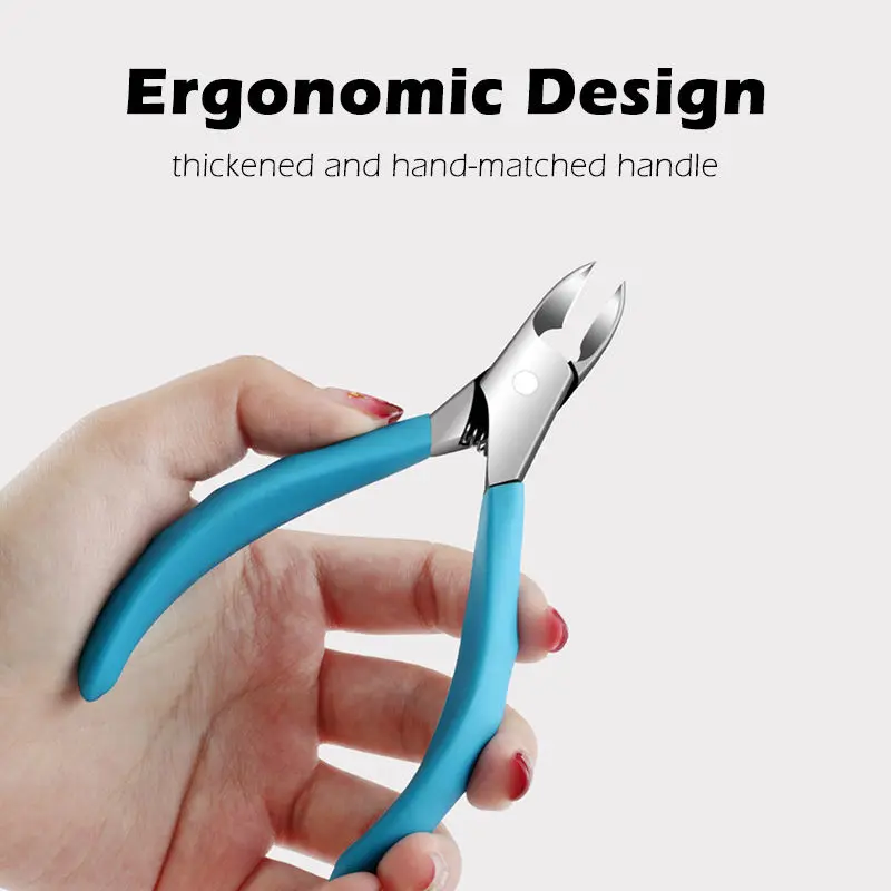 Profissional Ingrown Toenail Clippers, Grosso Hard Trimmer, Ferramenta Pedicure, Nail Clippers, Cortadores Olecranon, Manicure Tools Sets