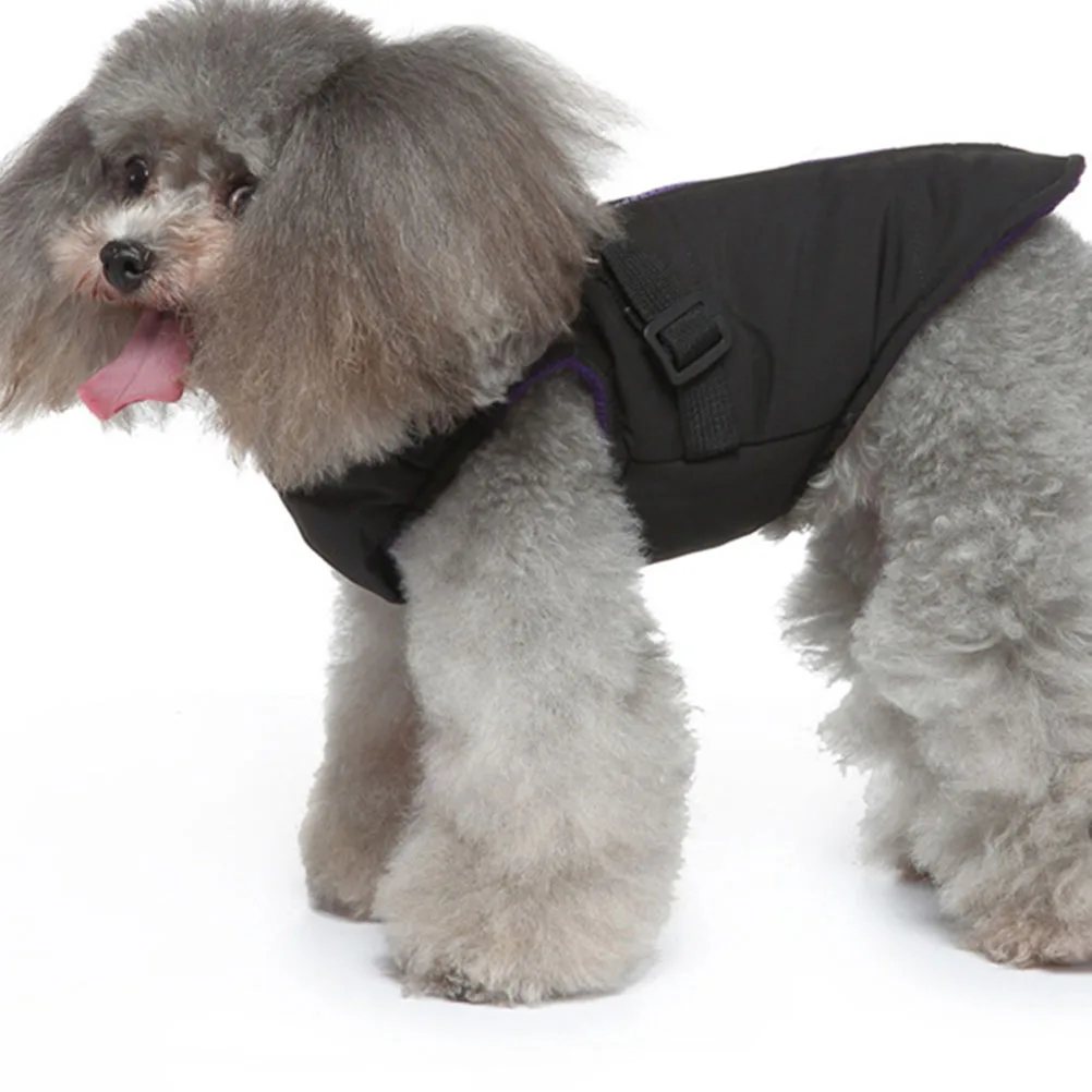 

Pet Coat Fleece Jacket Warm Cold proof Clothing Outdoor Walking Puppy Decor Accessory Sweater Warm Clothes for Winter Puppy