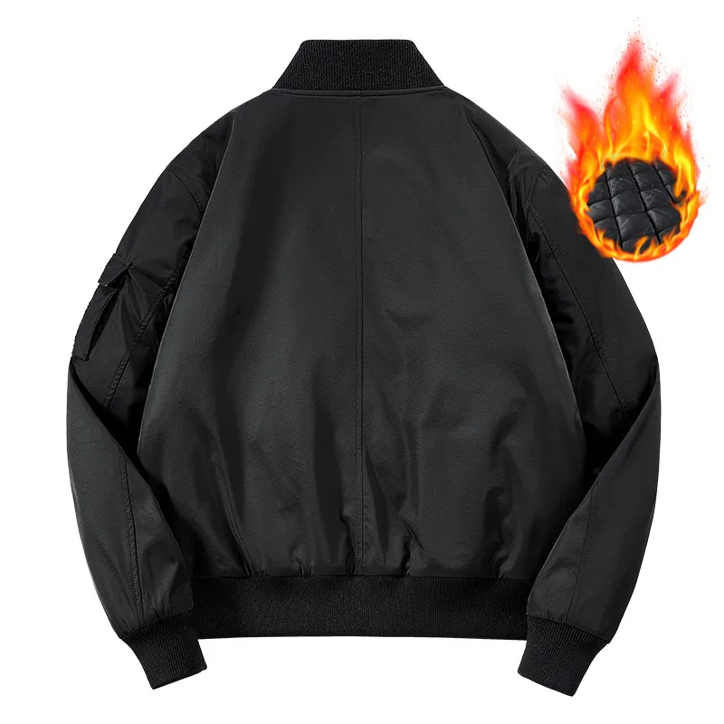 New Fashion Men Casual Baseball Jackets Winter Coats Multi Pockets Cargo Coats Good Quality Male Thicker Warm Parkas Size 4XL