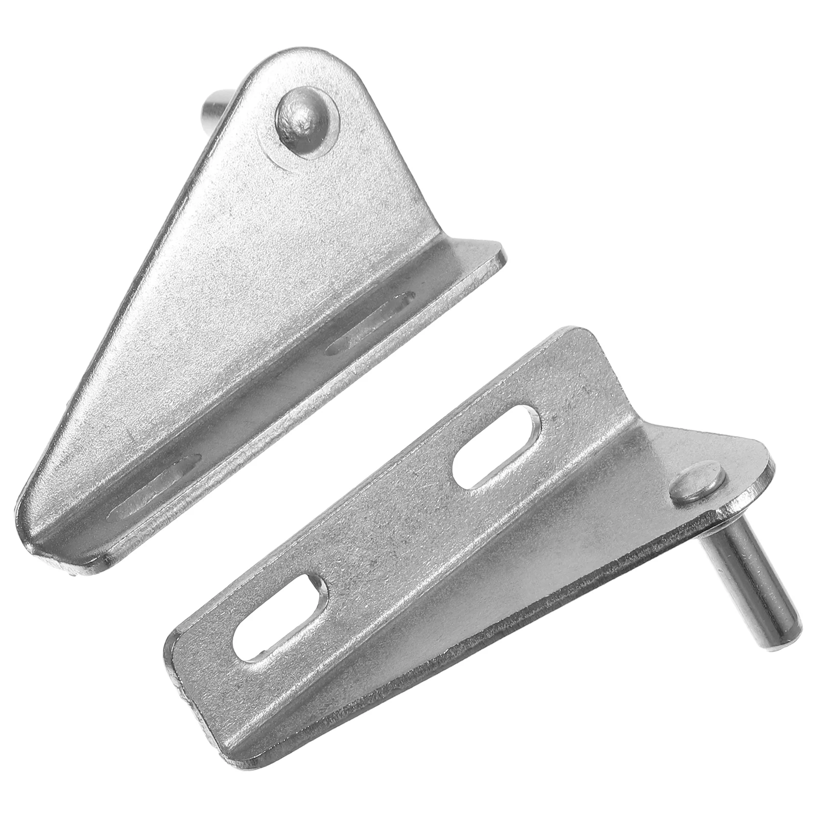 

2 Pcs Mini Freezer Replaceable Fridge Hinge Metal Hinges Major Professional Household Small Silver Refrigerator