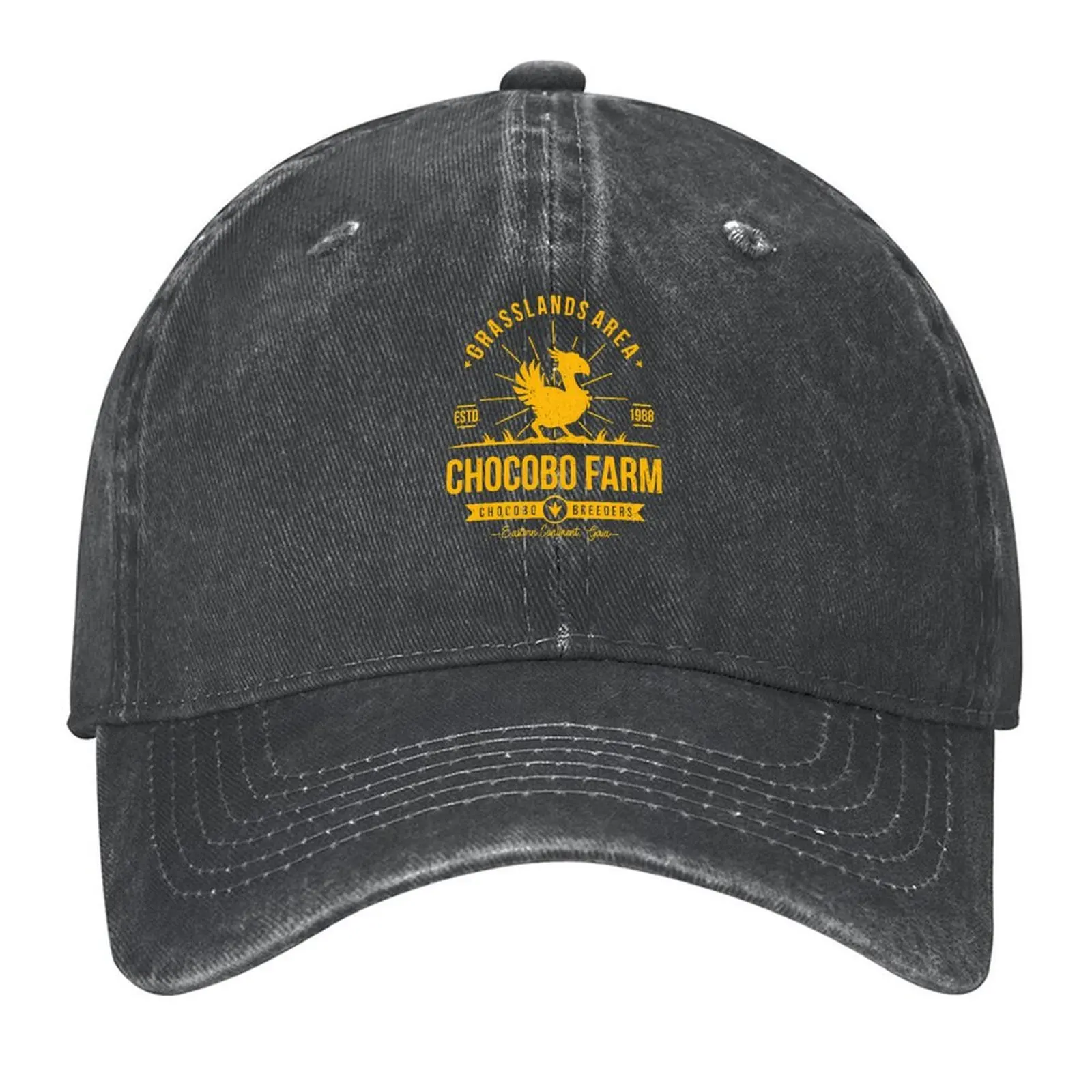 

Chocobo Farm Baseball Cap Wild Ball Hat Hat men cute Golf Wear Woman Men's
