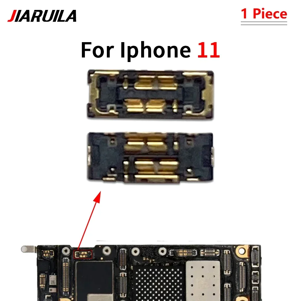 FPC Battery Connector Holder For Iphone 11 Pro Max Se 2020 X XR XS Max Inner Connector Motherboard Clip Replacement Parts