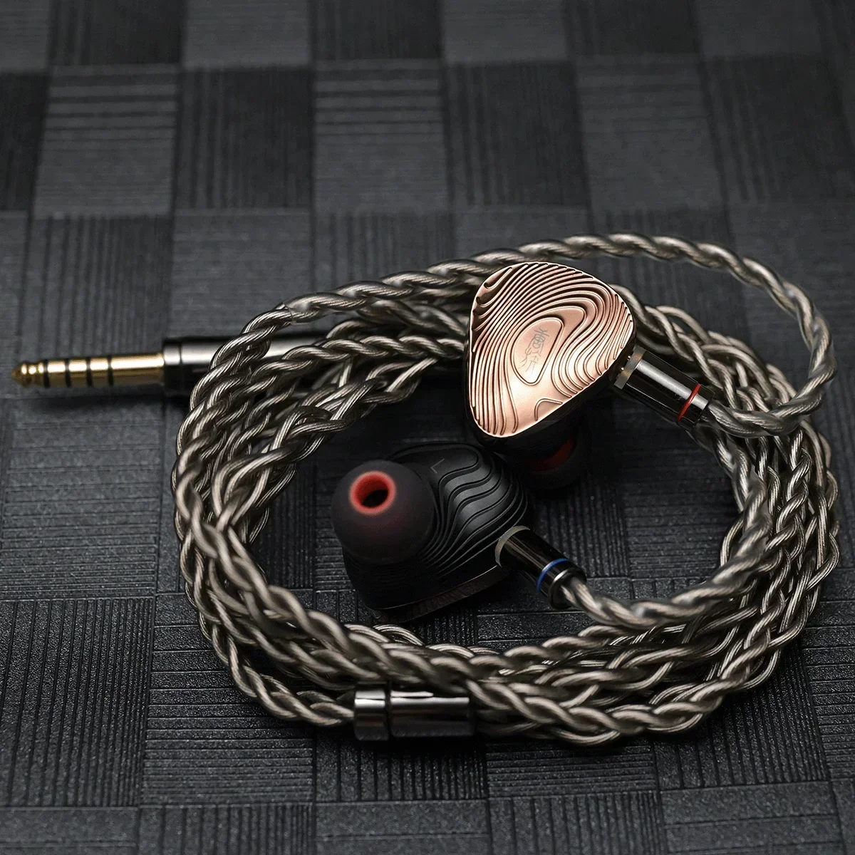 TANGZU Xuanwu Gate 1DD+4BA+2EST HIFI in Ear Earphones Hybrid Studio Multi Driver Wired IEM Music Monitor with 0.78 2Pin Cable