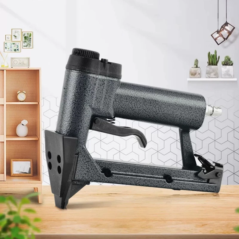 

P515-1 Silent Pneumatic Nail Gun Air Nailer Woodworking Stapler Fast Nailer Interior Decoration Photo Frame Fixing