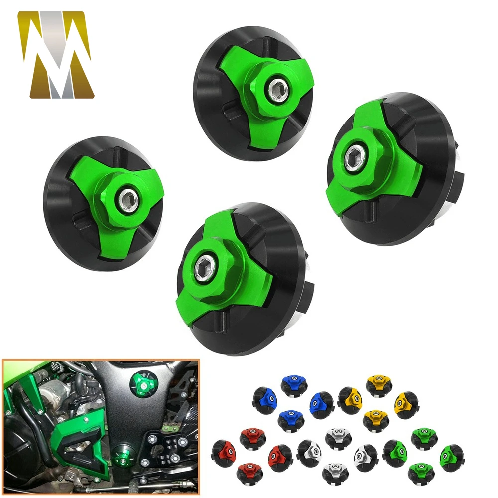 

Motorcycle Frame Hole Screws Cover For Kawasaki Ninja 250 300 NINJA300 Z250 Z300 2013 2014 2015 2016 Front Drive Stand Screws