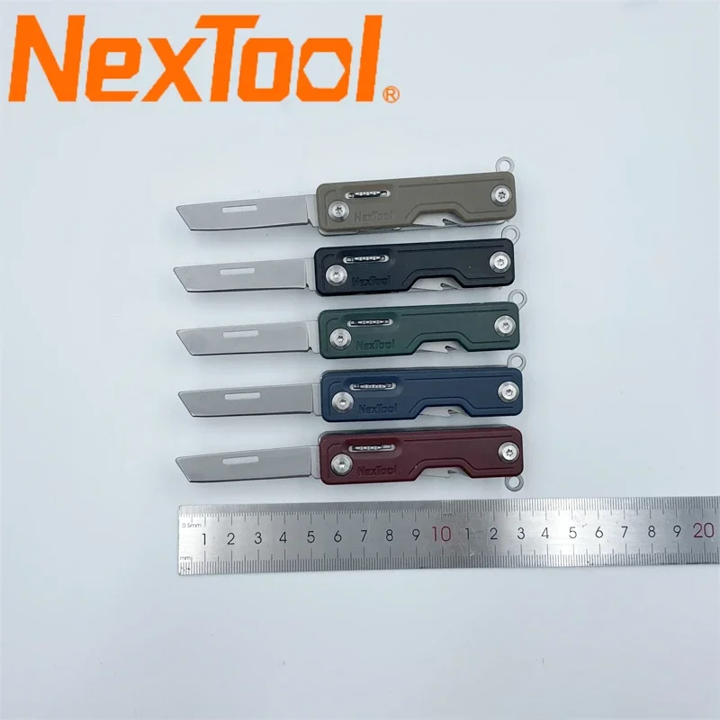 Nextool-multifunções Desembalar Faca Tesoura Chave de Fenda Dobrável Fruit Camp Ferramenta Clipe de Sobrevivência ao ar Livre Cortador Afiado 10 em Ferramentas