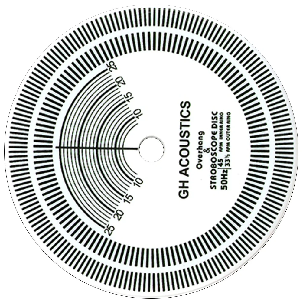 جهاز اختبار سرعة تسجيل الفينيل أداة معايرة القرص الدوار الاحترافية لمشغل الفونوغراف والكشف الدقيق في السرعة