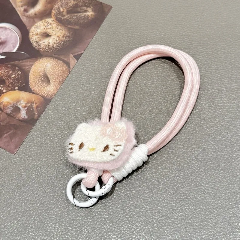Sanrio Kawaii HelloKitty sleutelhanger schattige strik serie anime pop rugzak hangend touw hanger cartoon meisje vakantiecadeau