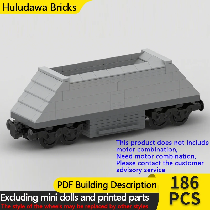 

Модель городской автомобиль MOC, строительные кирпичи, агрегат, бункер, поезд, вагон, модульная технология, детские праздничные подарки, сборные игрушки, костюм