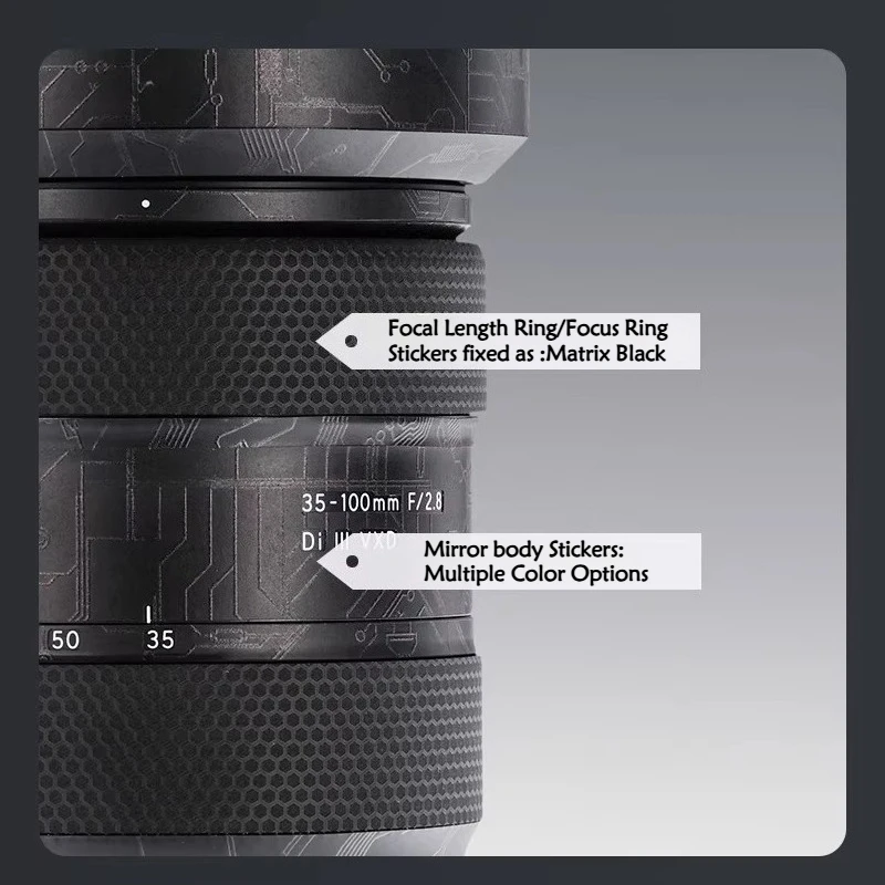 

35-100 F\2.8 Lens Sticker Protective Film Body Protector Skin For Tamron 35-100mm F2.8 Di III VXD for Nikon Z mount