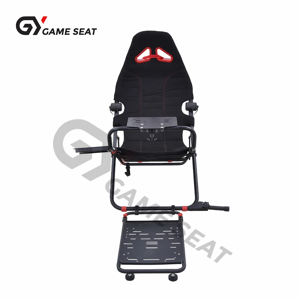 GY018-2 Best Fiber + Steel Gaming Racing Sim Sim Simulator Cockpit Seat، PC، Playstation 2، Playstation 3، Wii، XBox
