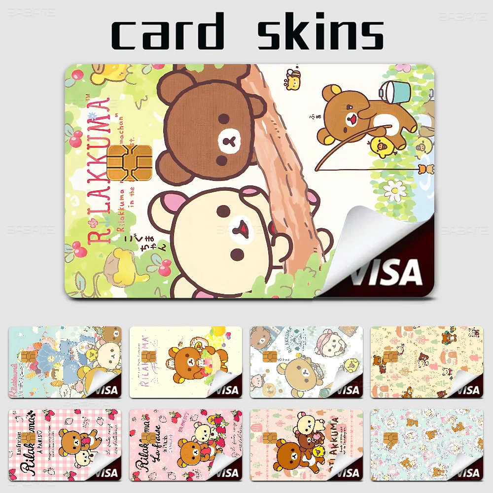 

Japan Anime Cute Cartoon Rilakkuma Anime Spend Or Save Funny Shell On Off Ultra Thin No Fade Sticker Skin Cover Film