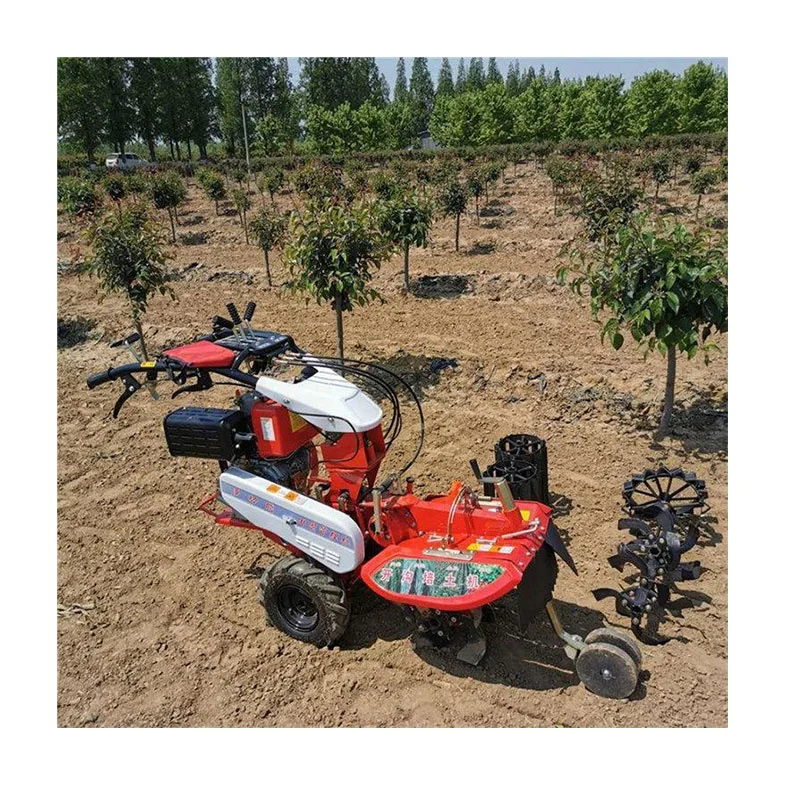 【Hot】Rotary Cultivator Ginger Potatoes Taro Cabbage Carrots Cultivation  Furrow and ridge diesel Farm Management Machine