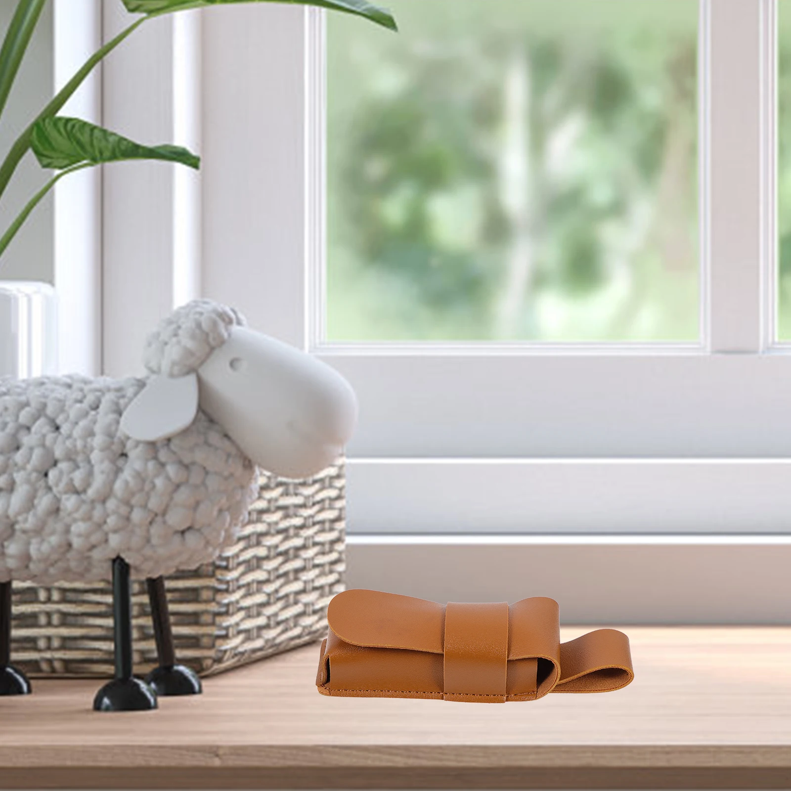 

Harmonica Case Mouth Organ Automatic Sleeve Cases and Pouches for Adults Brown Cover Man