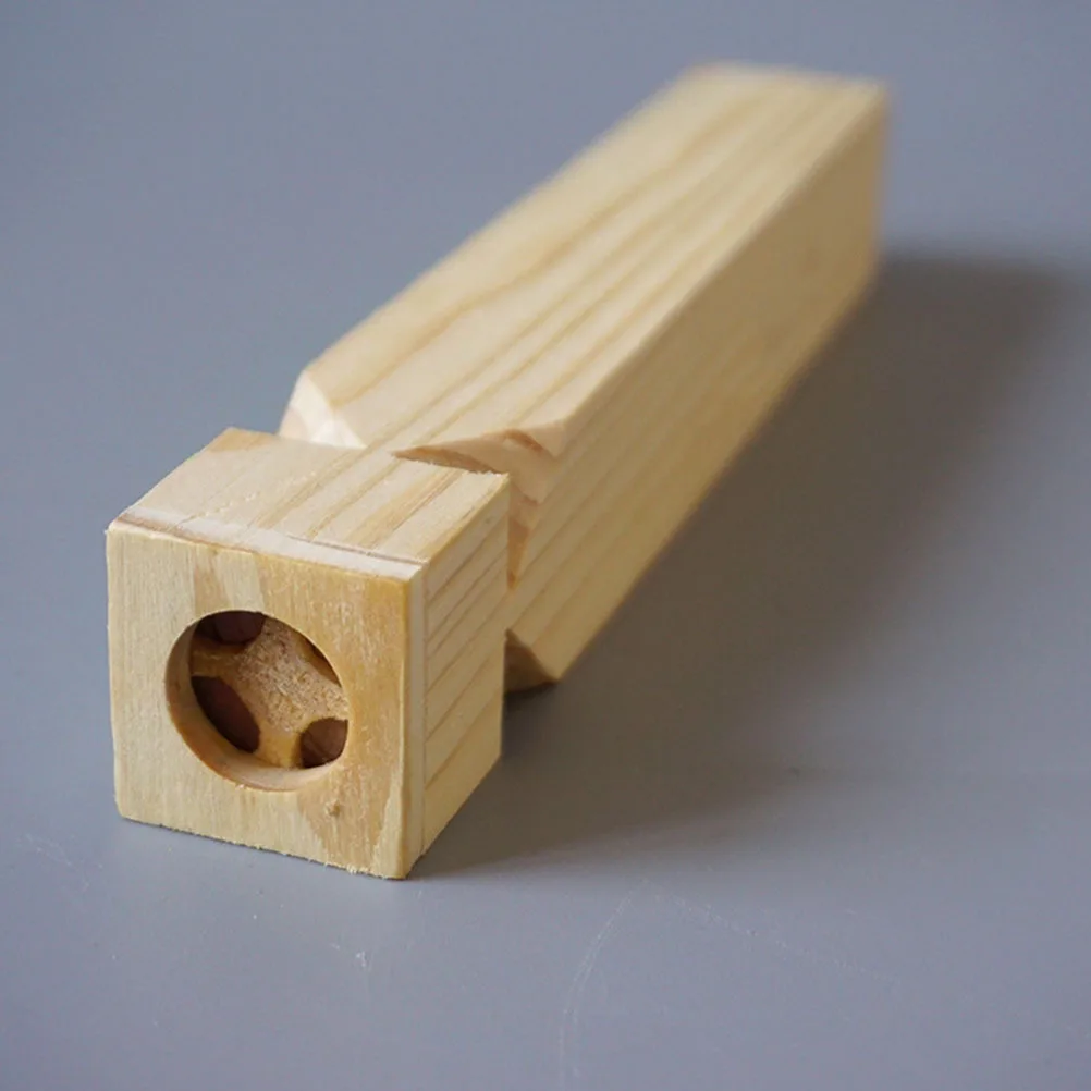 1 szt. Drewniany gwizdek pociągowy, instrument edukacyjny dla dzieci, kreatywna zabawka muzyczna, prezent na święta i urodziny, zabawka gwizdek pociągowy.