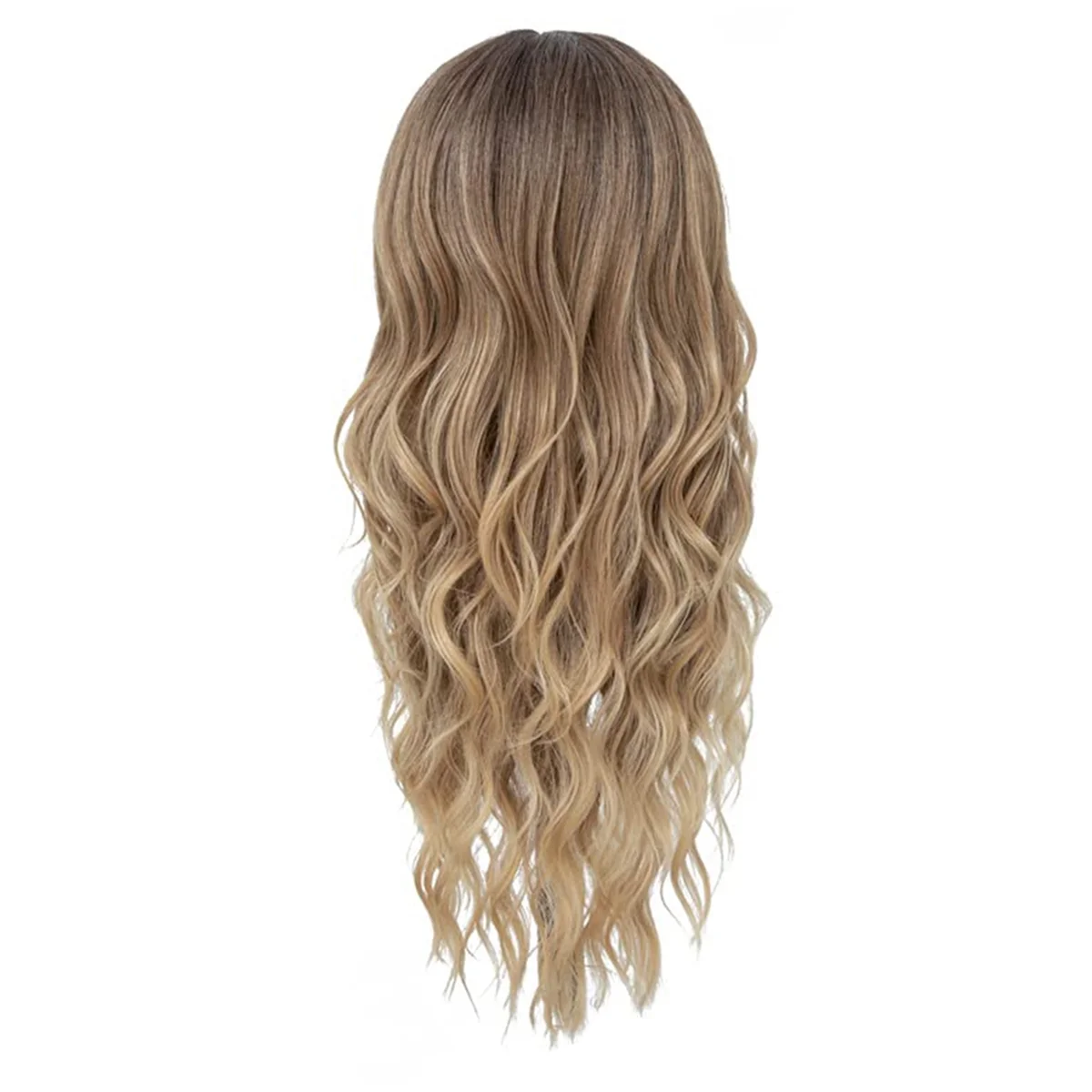 AT53 Wavy Wig Mid Wavy Wig Women Wig Cover Lace Long Curly Hair Suitable for Daily Use,26 Inch