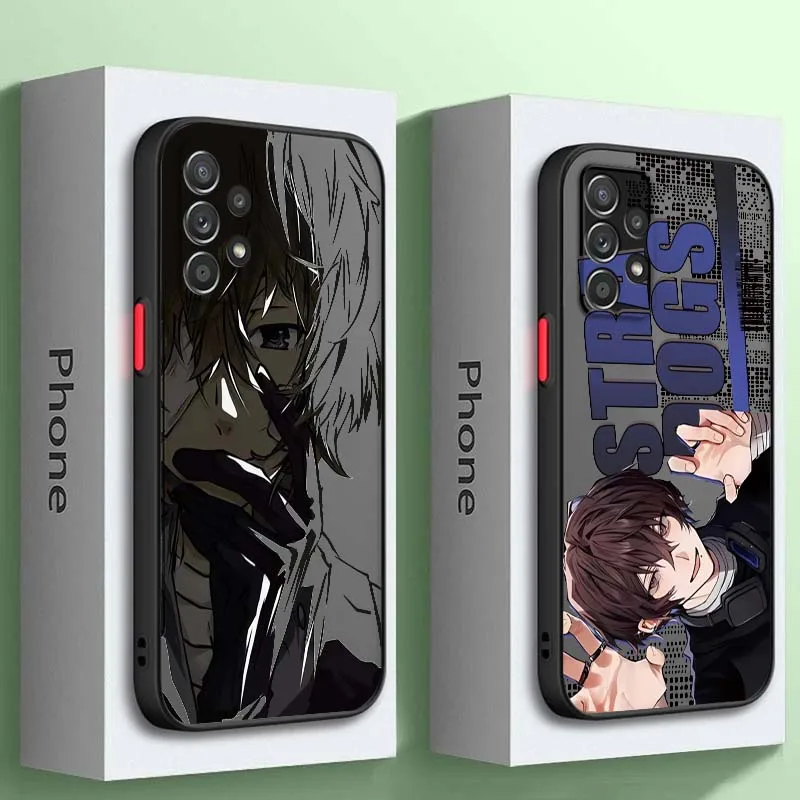 

Bungo Stray Dogs Popular Anime Phone Case For Samsung S25 S24 S23 S22 S21 S20 S10 S9 Ultra Plus Edge FE 5G Frosted Translucent