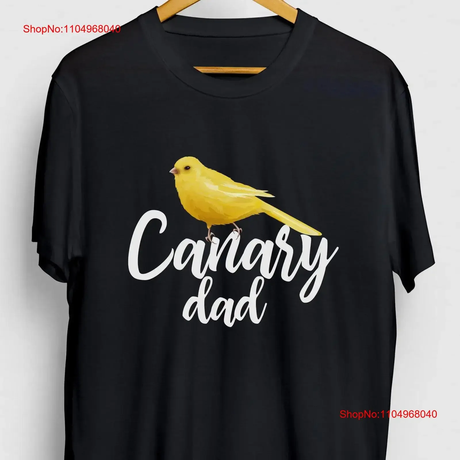 Canary Dad-Camiseta divertida de PeT, camiseta con diseño de pájaro, ropa de diseñador lavada vintage para jóvenes, Top Unisex para uso diario, versátil