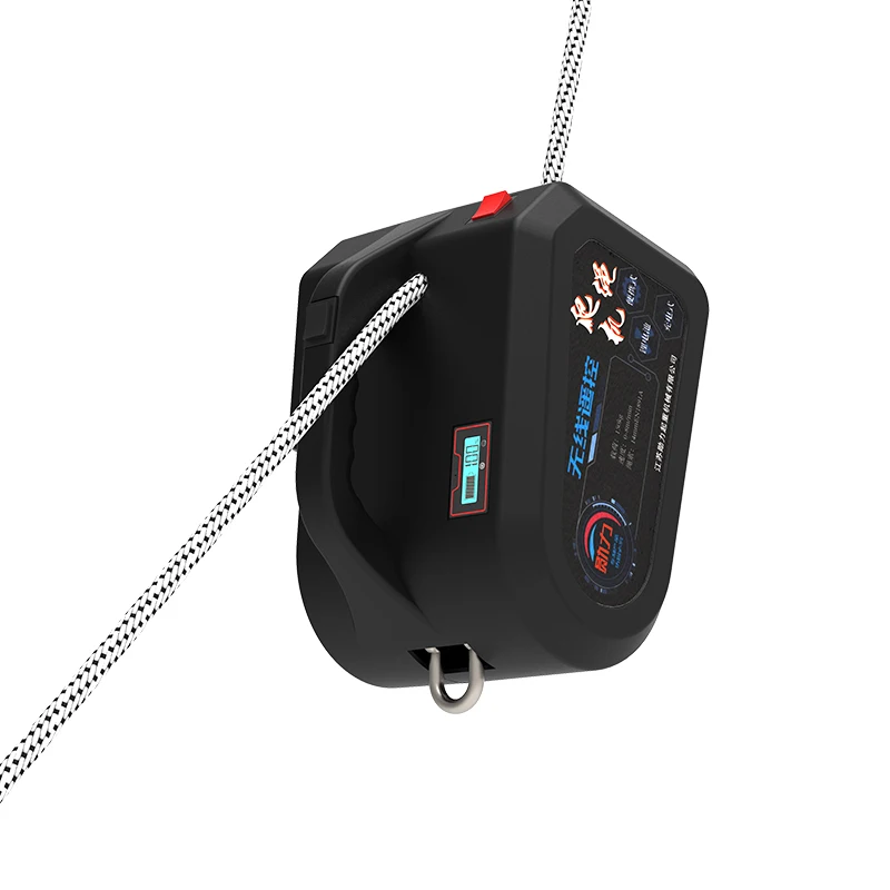 

"Electric Rope Ascender - Cordless Lithium-Powered Climber for HVAC Installation & Industrial Lifting"