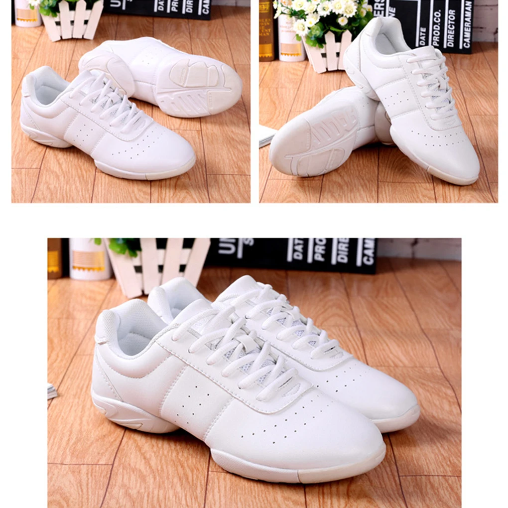 Zapatos de baile con cordones para mujer, transpirables y ligeros de goma, para gimnasio y entrenamiento deportivo, color negro 43