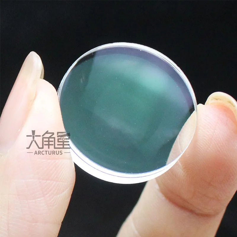 22mm Focal Length 94mm Doublet Glued Convex Lens Objective Lens Accessory DIY Astronomical Telescope Green Film Glass Material