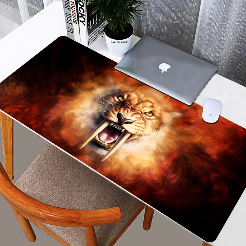 Graffiti Lion Leopard Cool Designs Mouse Pad Laptop Computer Gaming Keyboard Mousepad Animal Mat Large Xxl Mousepads Desk Pad