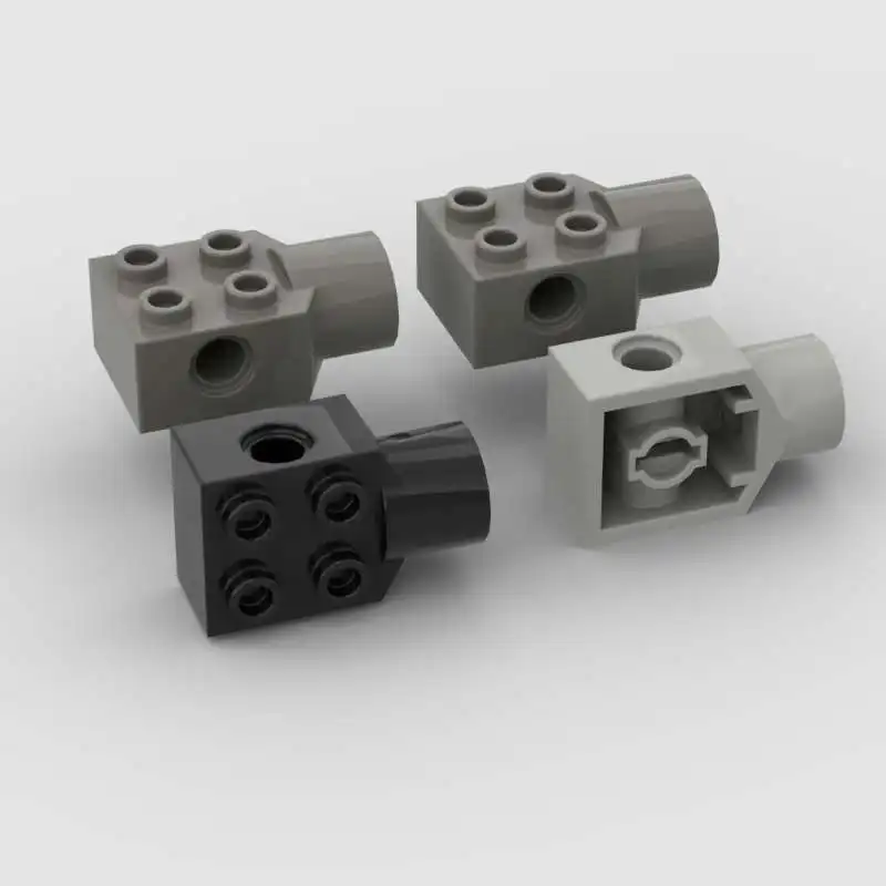 10PCS 48169 Part Bricks  Modified 2 x 2 with Pin Hole Building Blocks Joint Socket Educational Particle Toy Birthday Kid Gift