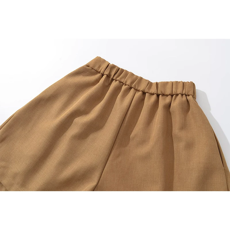 YENKYE 2025, lässige, lockere Sommer-Shorts mit hoher Taille und weitem Bein für Damen