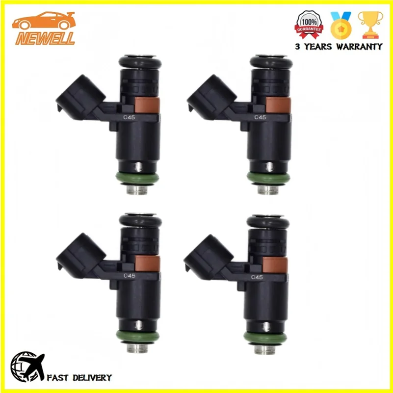 

4pcs 036906031AJ A2C59506217 Fuel injector For VW Caddy Polo Golf A5 Seat Ibiza Skoda Octavia Fabia 1.4 2004-2015