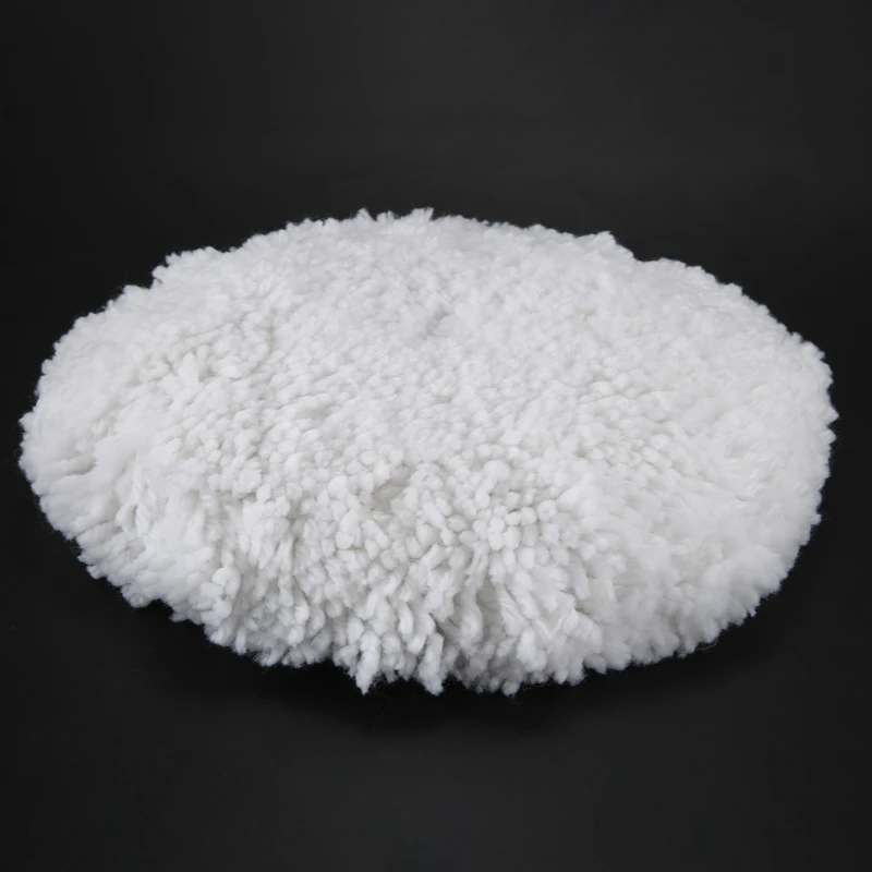 10Pcs 7 Inch 180Mm Soft Wool Clean Polishing Buffing Bonnet Pad For Car Auto Polisher