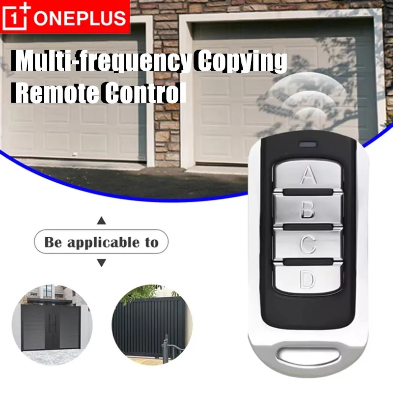 

Универсальный пульт дистанционного управления OnePlus с частотами 250-915 МГц, копирующий и реплигирующий пульты 868 МГц для гаражных ворот.