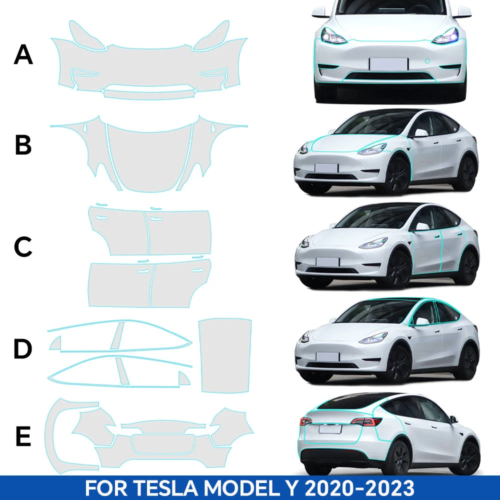 Tesla Model Y Paint Protection Film PPF 2
