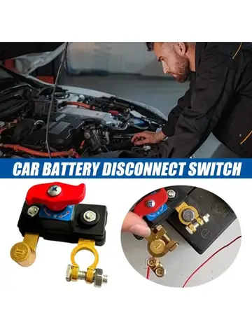 12V 24V Dual Voltage Battery Master Cut Off Switch Zinc Alloy Structure Negative Pole Disconnect Tool Free Knob PCB Design