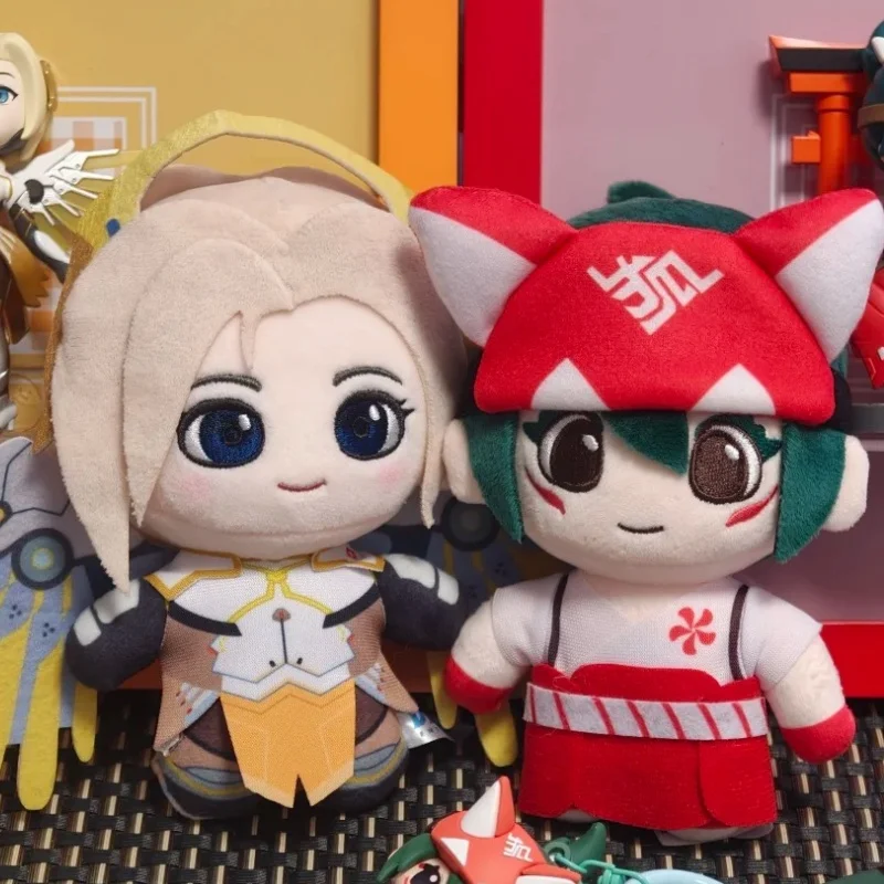 ブリザード10周年記念-dva-アナ-マーシー-キリコ-ソフトぬいぐるみキーホルダーペンダント-コレクタブルデコレーション-アニメゲーム周辺グッズギフト