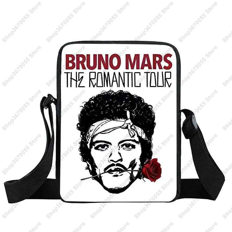 Die romantische Tour-Umhängetasche Bruno Mars Damen-Handtasche, Handy-Geldbörse, Aufbewahrungstaschen für Reisen, Damen-Kuriertaschen, Büchertasche – Detail 5