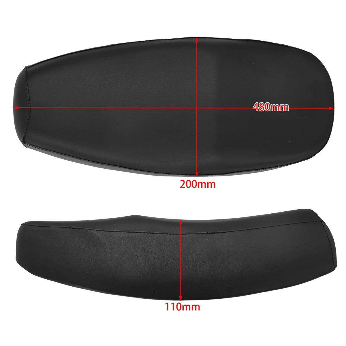 

Modified Double Riding Seat Cushion And Backrest Bracket Electric scooter For 8 inch 10 Inch Electric Scooter Accessories