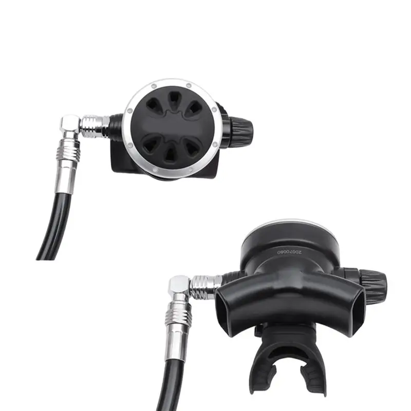 HOES-2X 360 Degree Swivel Hose Adapter For 2Nd Stage Scuba Diving Regulator Connector Dive Accessories