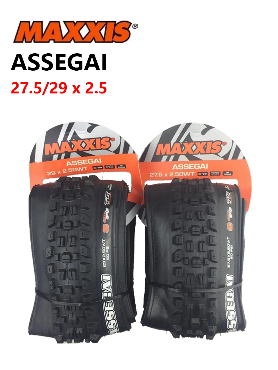 MAXXIS Reifen ASSEGAI TUBELESS READY EXO Anti-Pannen-Fahrradreifen 27,5/29 x 2,5 für Trail Downhill-Bedingungen Originalteile – Detail 1