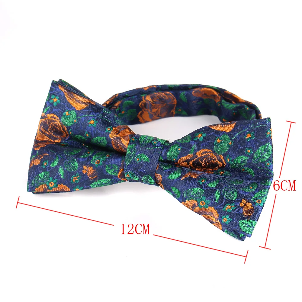 Nieuwe Bloemen Mannen Vlinderdas Casual Jacquard Strikjes Voor Mannen Verstelbare Strikjes Voor Business Bruiloft Vlinder Past Sjaaldassen strikjes