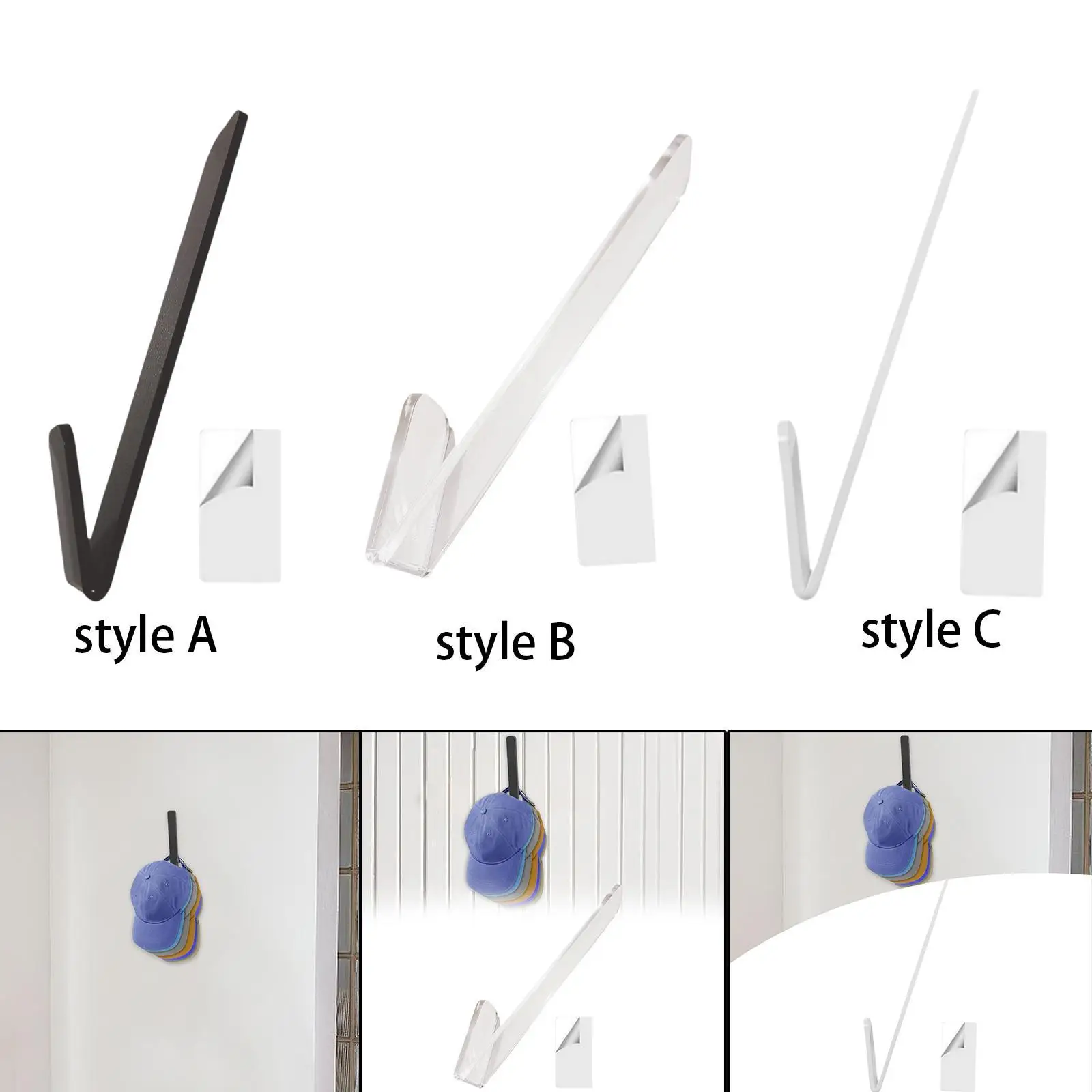 Hat Rack for Baseball Caps Modern Hat Storage Organizer for Door Office Home