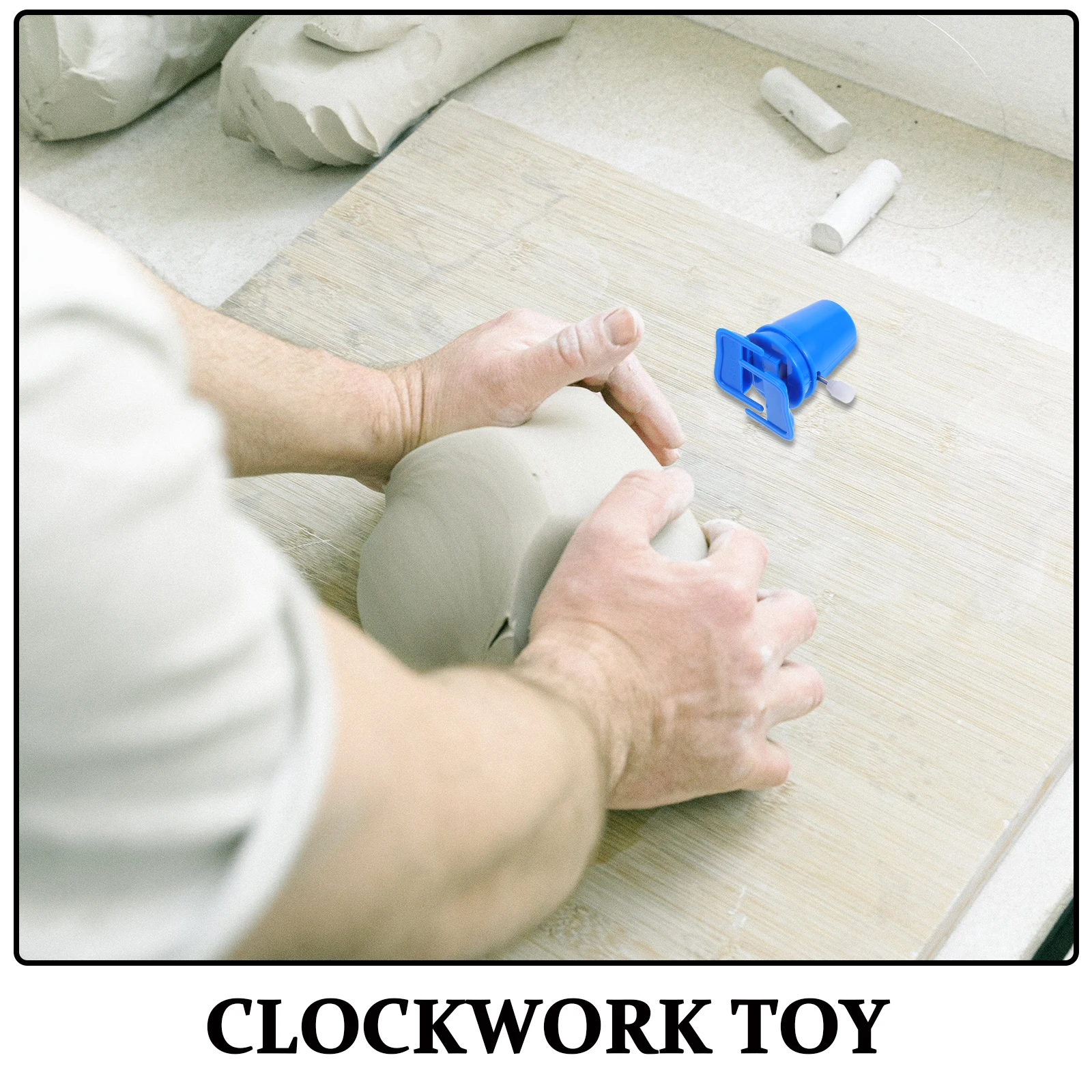 8 Pezzi di Meccanismo a Molla in Plastica per Accessori Artigianali Fai-da-Te, Riparazione e Sostituzione Movimenti per Bambini