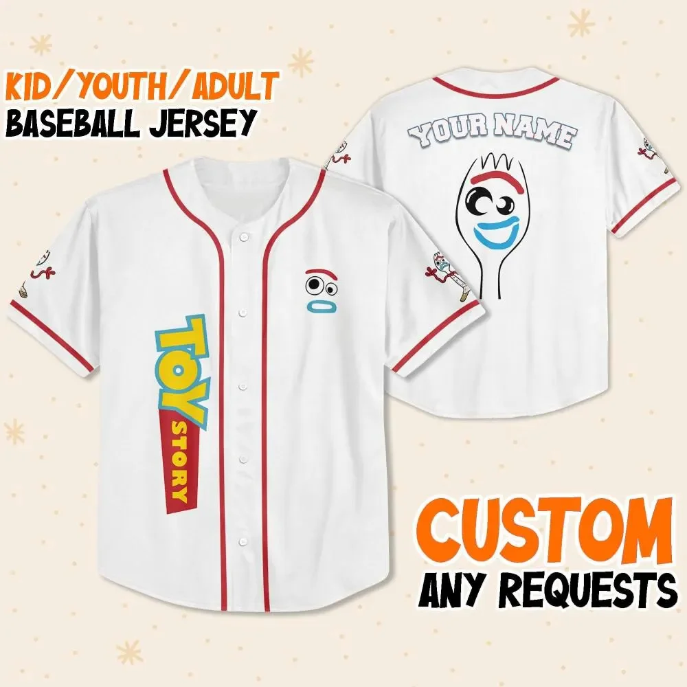 

Custom Toy Story Baseball Jerseys Disney Custom Shirts Collection 2025 Gifts Toy Story Lovers Hawaiian Shirt Camisas Para Hombre