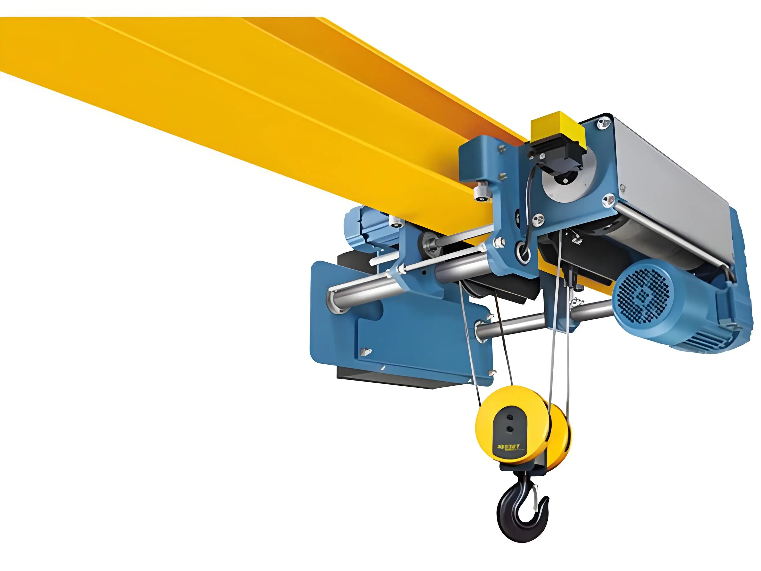 Подъемник с двойной балкой для заводского использования, 2-летняя гарантия, кран с дистанционным управлением и компонентом основного двигателя