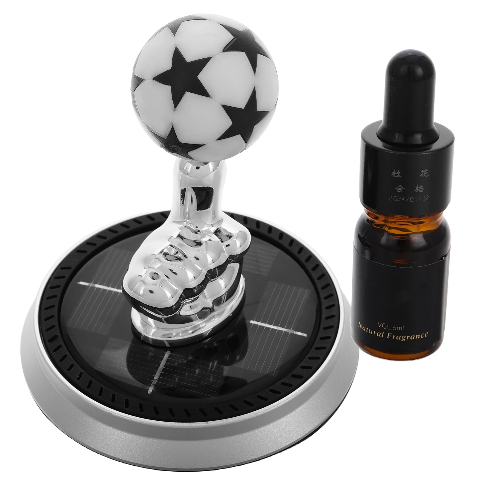 

Car Decoration naments Dashboard Diffuser Air Freshener Metal Solar Aromatherapy Fragrance Interior Decorations