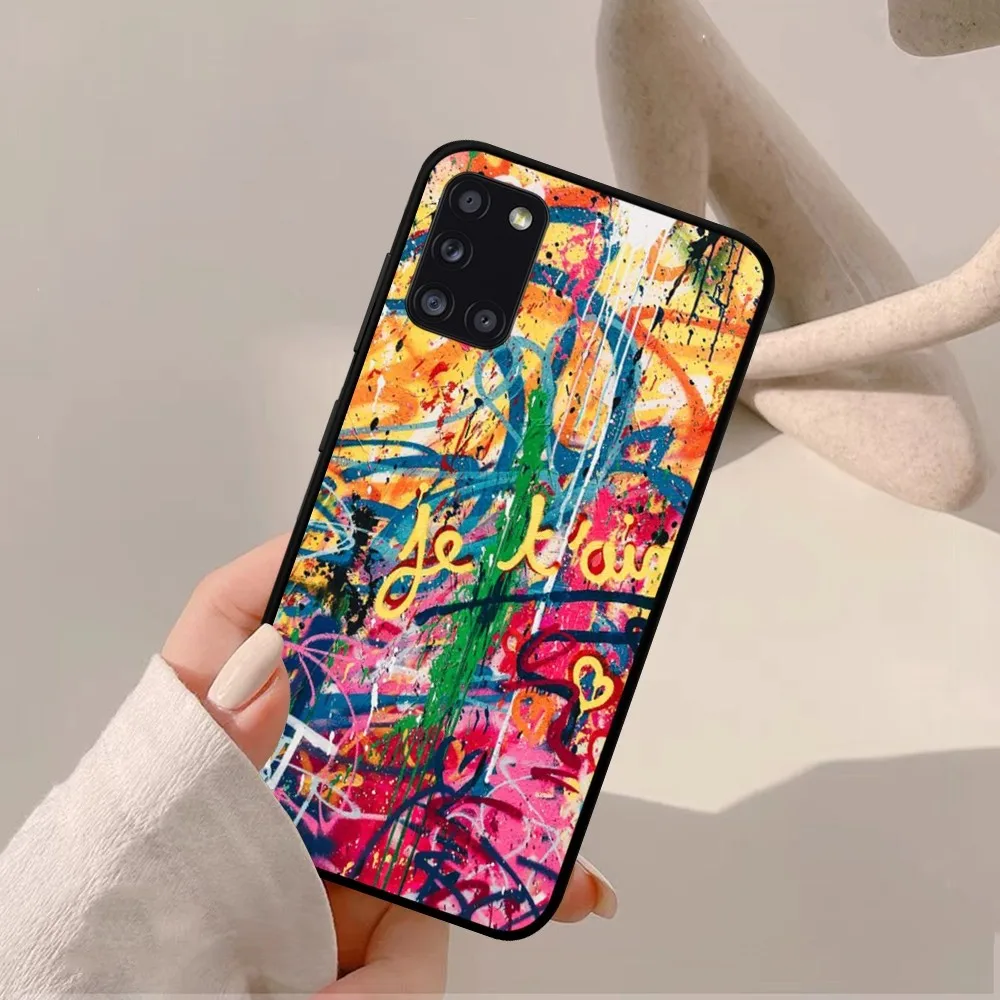 Graffiti Phone Case For Samsung A 13 21 30 31 32 51 52 53 70 for Huawei Honor 50 60 70 for OPPO vivo