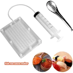 Sauce Dispenser Strainer Transparent Molecular Gourmet Tools with Spoon Spherification Dropper Creative Home Kitchen Supplies