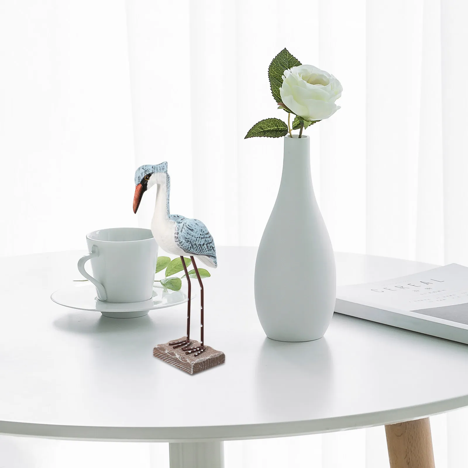 Wooden Seagull Decoration Handcrafted Nautical Home Office Living Room Bedroom Window Coffee Shop Hotel Wedding Christmas Gift